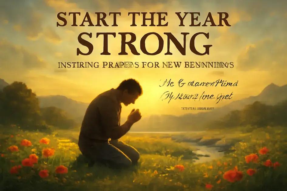 prayers for new beginnings