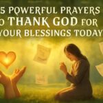 prayers to thank God for our blessings